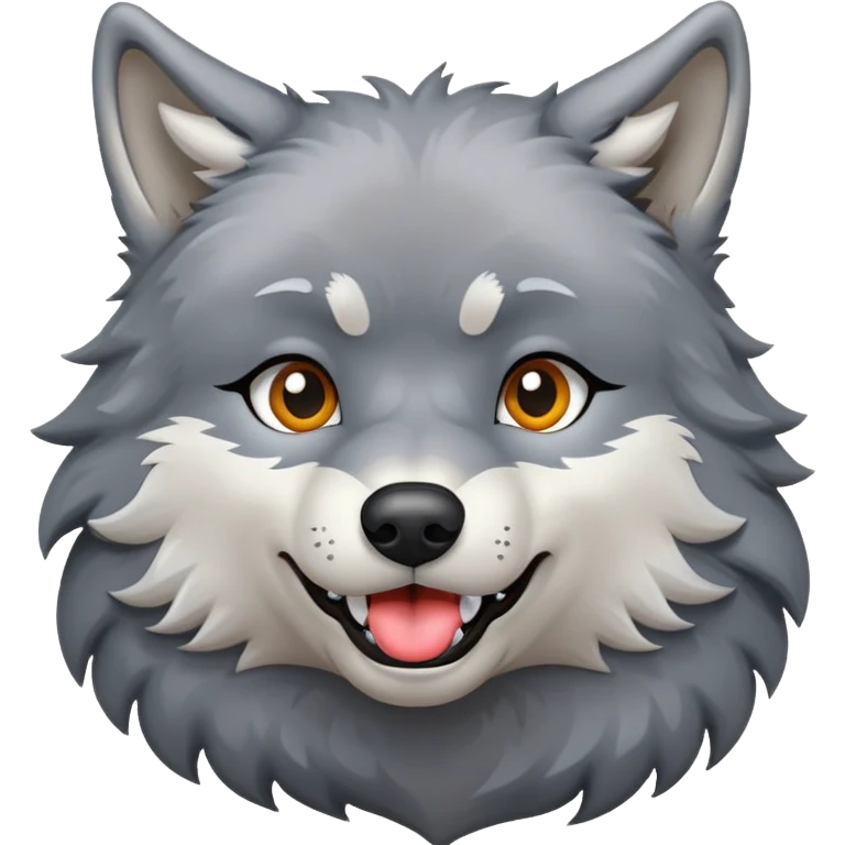 Wolf sends an air kiss emoji
