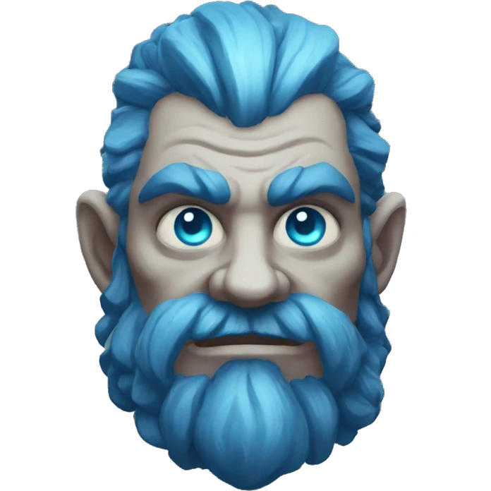 Spectral giant firbolg blue emoji