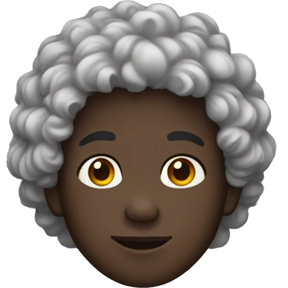 Boy: dark skin tone and curly hair emoji