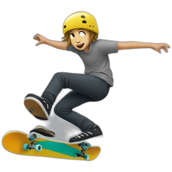 skateboard halfpipe emoji