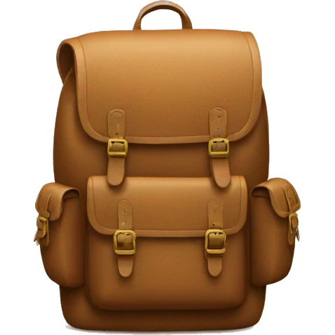 travelers backpack emoji