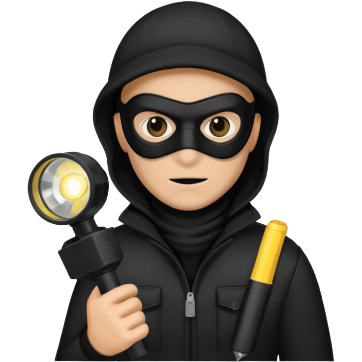 Burglar emoji