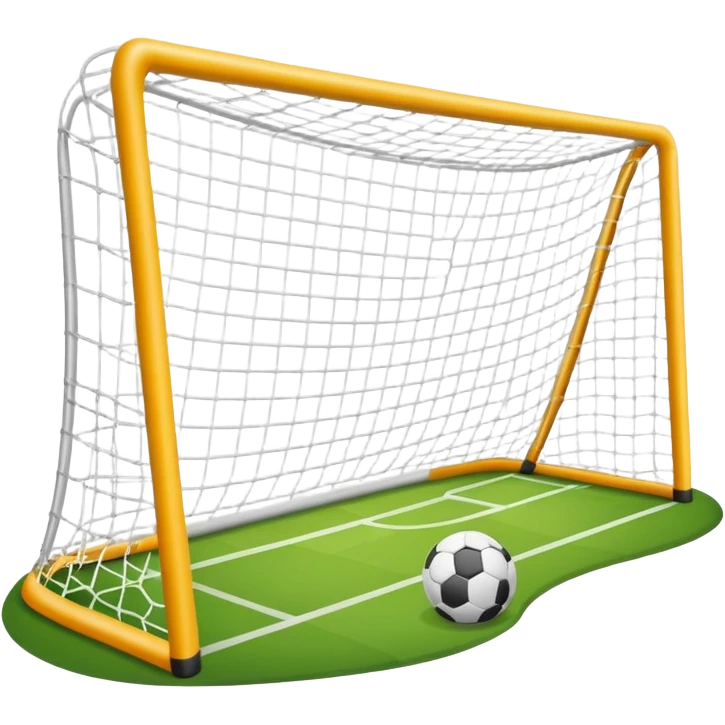 soccer goal with net emoji