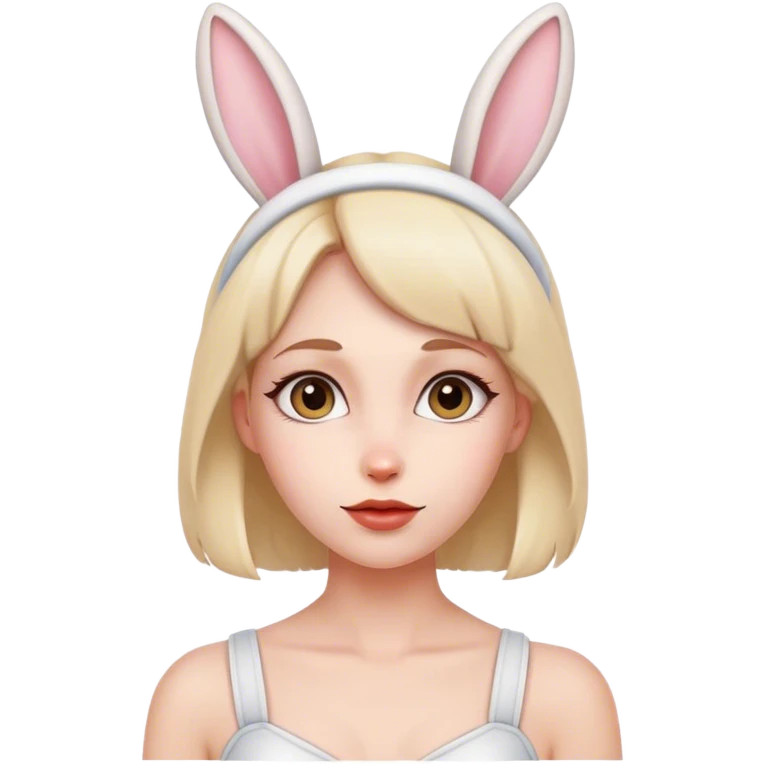Bunny business female emoji