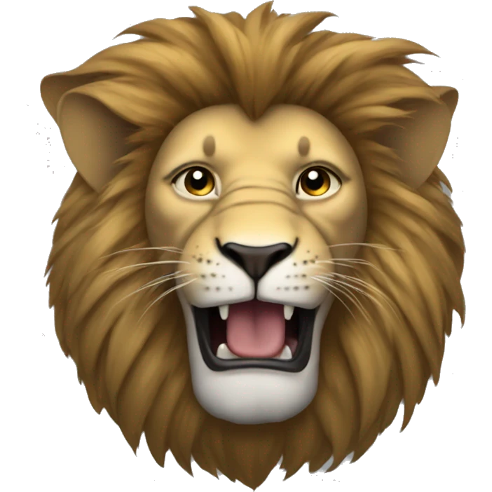 fusion between a lion and an elephant  emoji