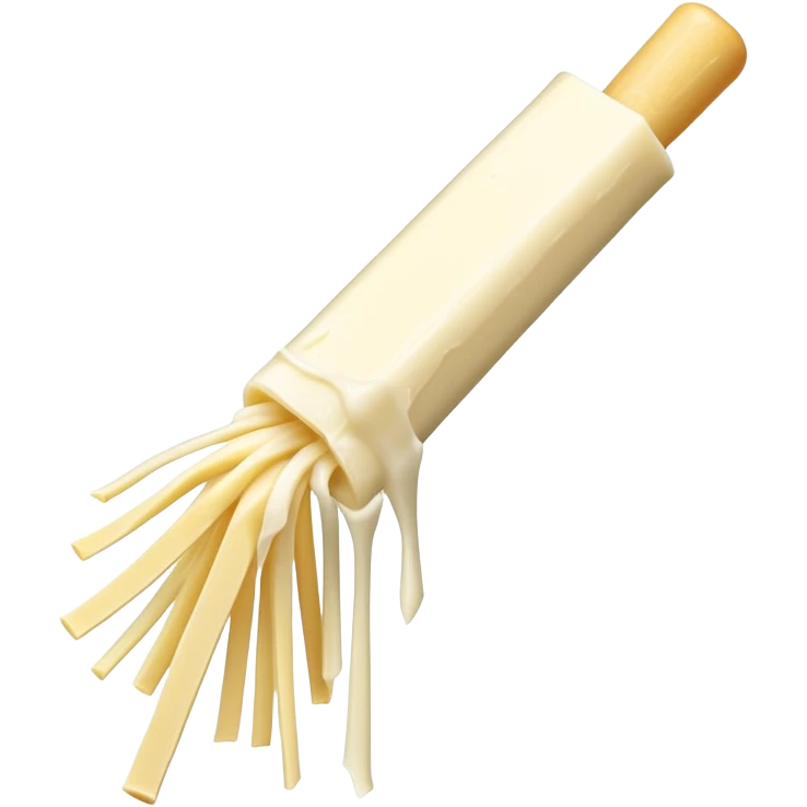 String cheese being pulled apart emoji