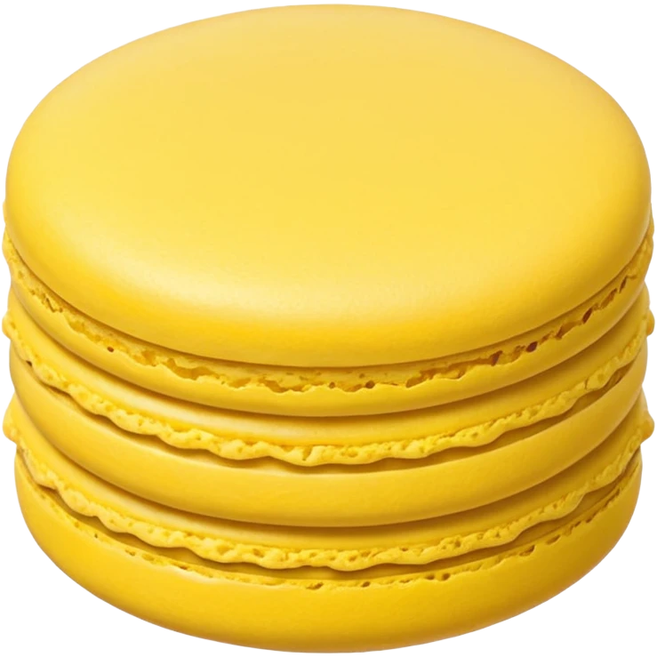 yellow macaron emoji