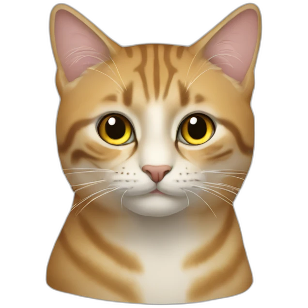 кот работает на станке emoji