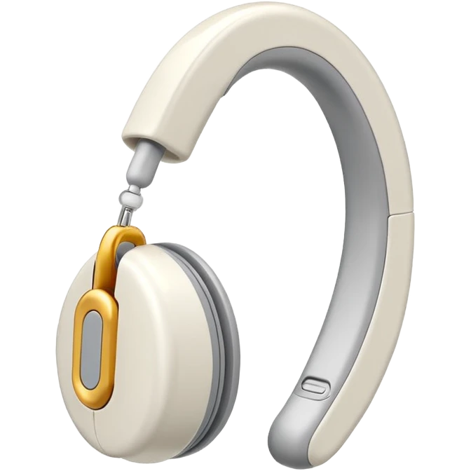 Earmold hearing aid color white emoji