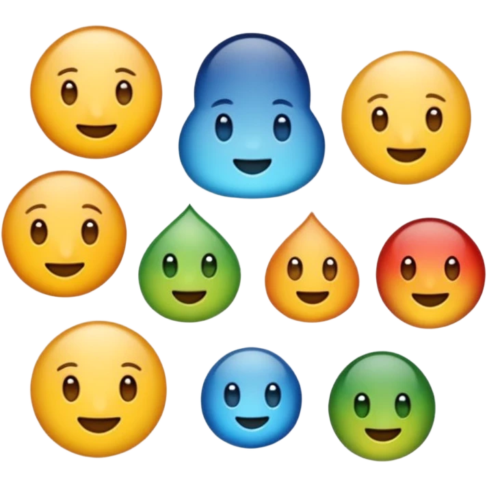 Świąteczne naklejki iphone emoji