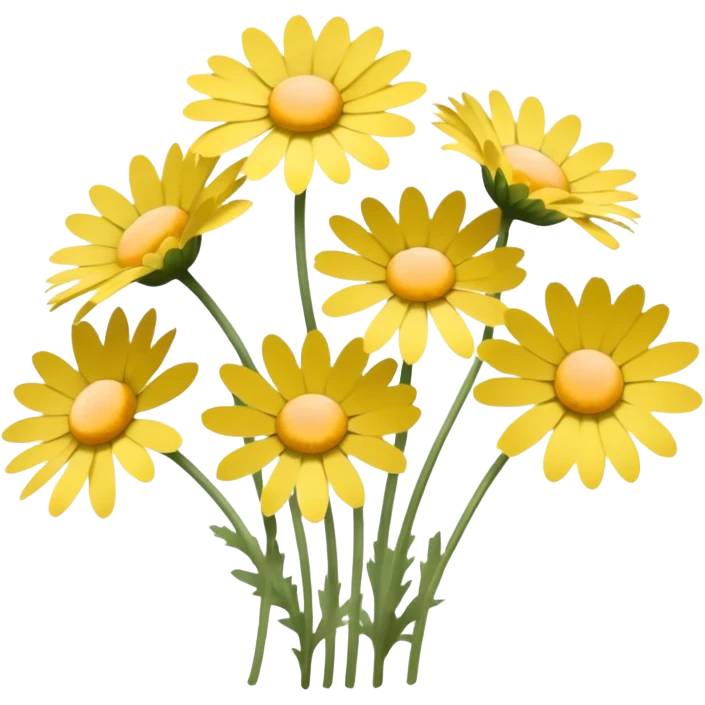 Tussilago farfara flowers emoji