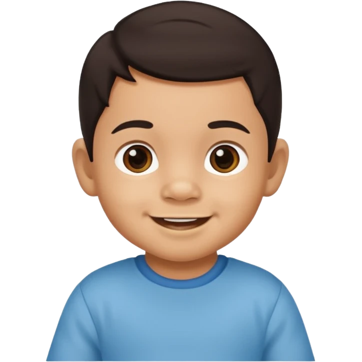 A mexican baby boy whose age is between 0 to 2 years emoji
