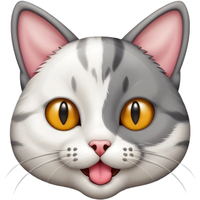 Cat sticking its toungs out emoji