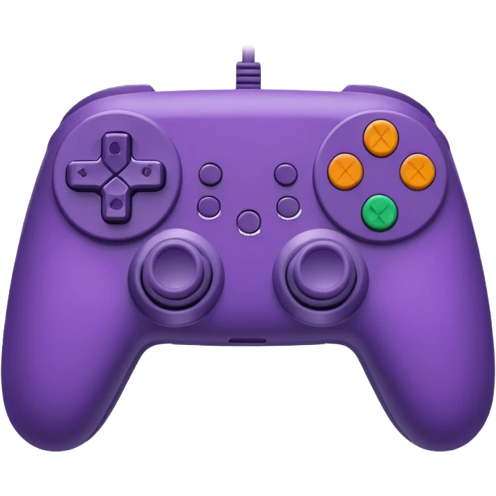 purple gaming controller emoji