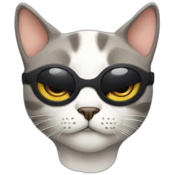 Cat with eye patch emoji
