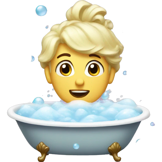 Bubble bath emoji