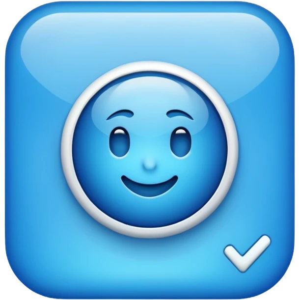 Instagram Blue Tik emoji