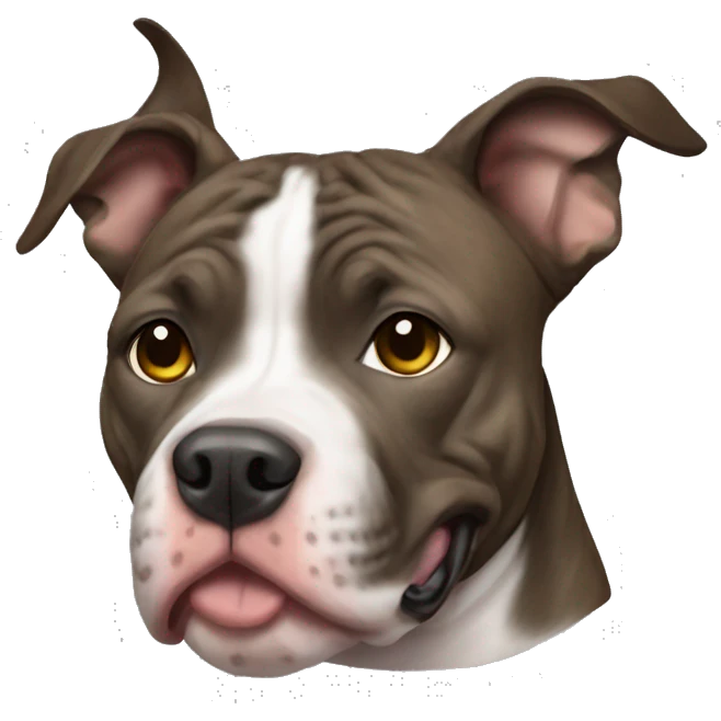 Brindle pitbull  emoji