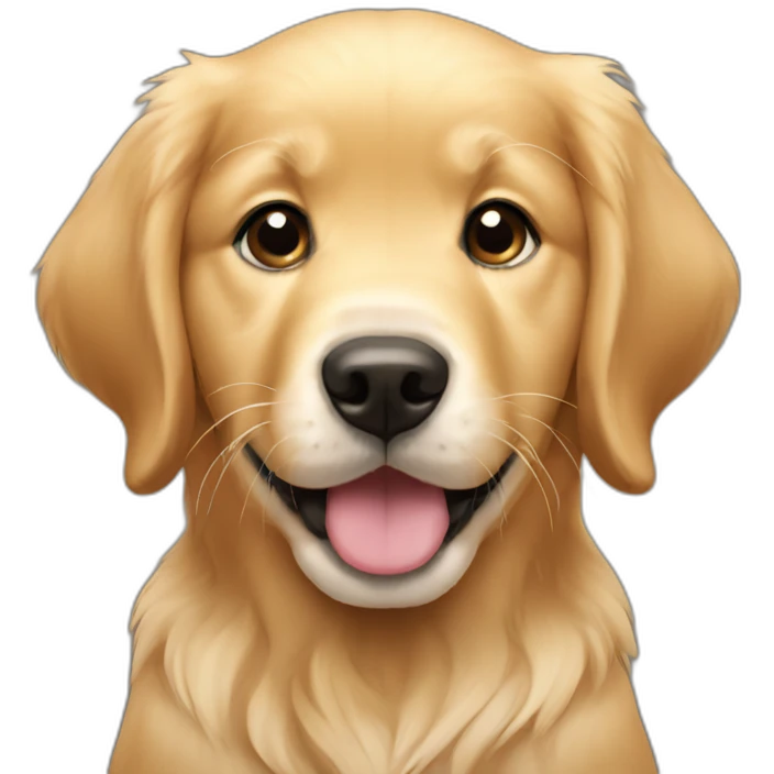golden retriever puppy emoji
