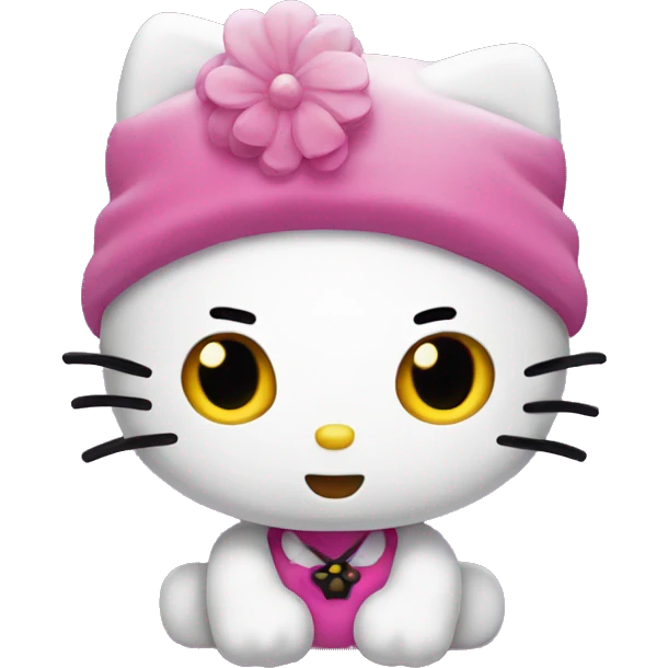 Halloween hello kitty emoji