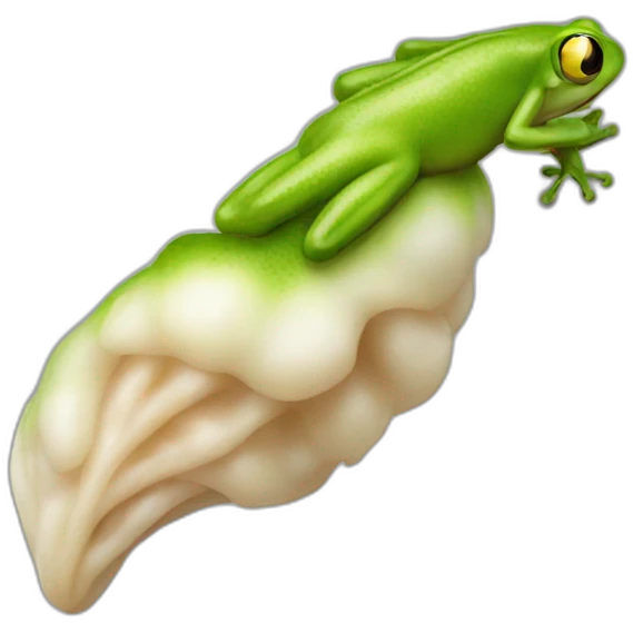 Frog leg emoji