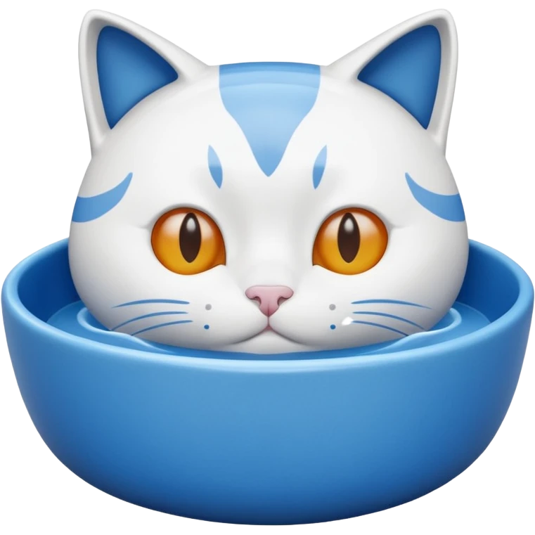 A water bowl for cats emoji