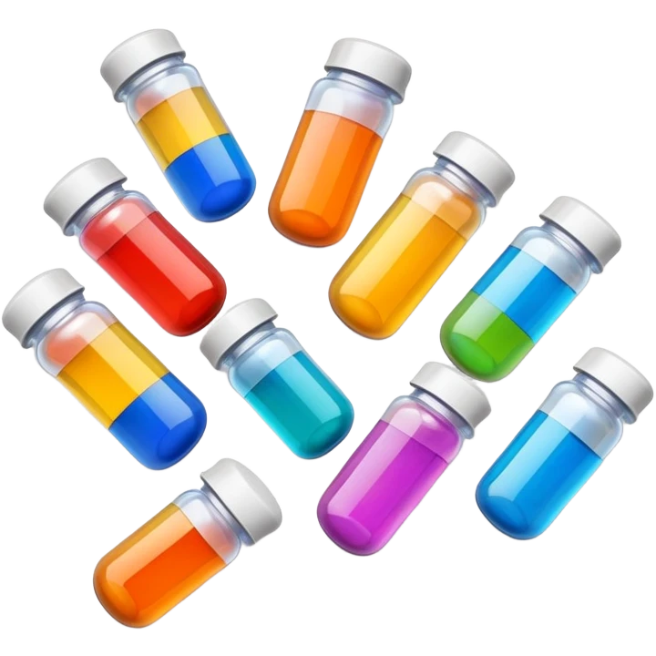 Supplement pill bottles emoji