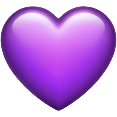 Purple heart  emoji
