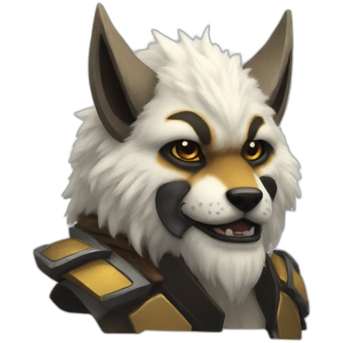 Furry protogen emoji
