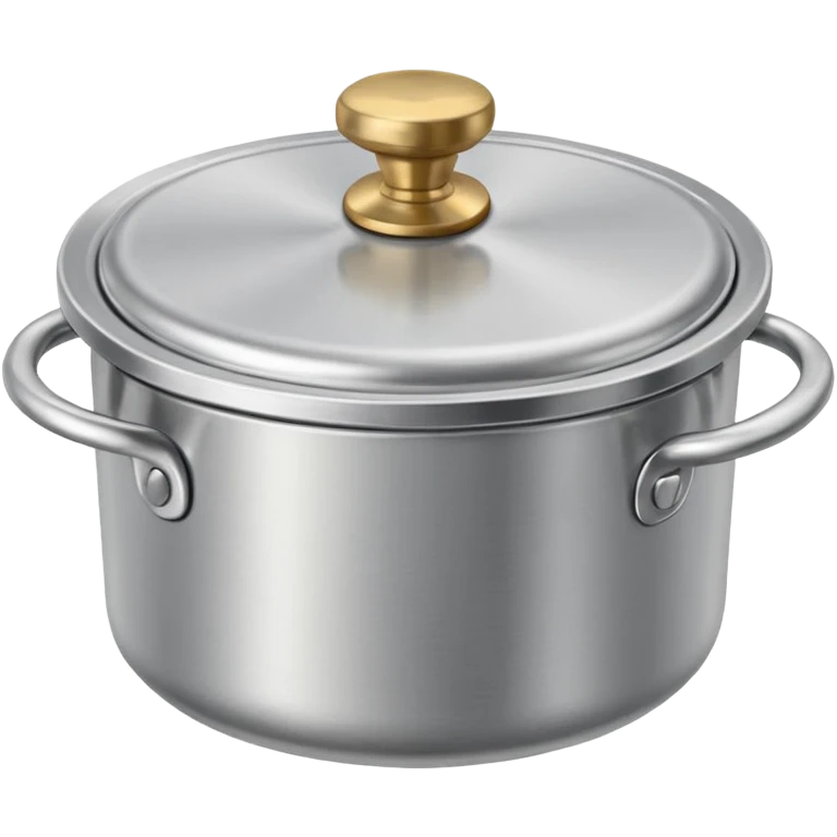 Pot Lid with a knob without a pot emoji