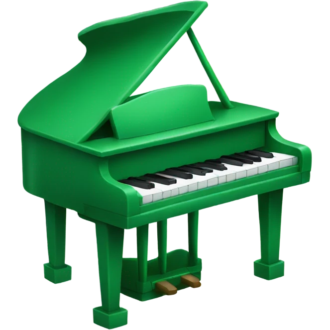 green toy piano emoji