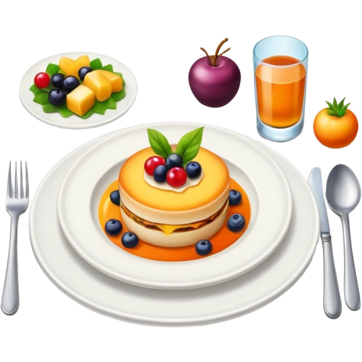fancy fine dining food emoji