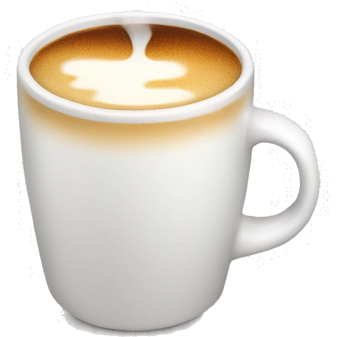 white coffee  emoji