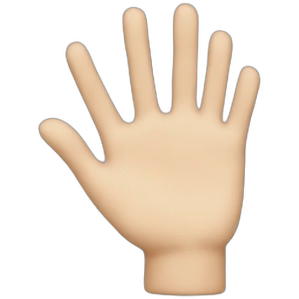 You hand emoji