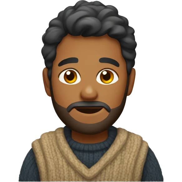 Shepherd wearing a Sweater emoji