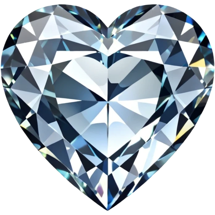 heart-shaped diamond cut emoji