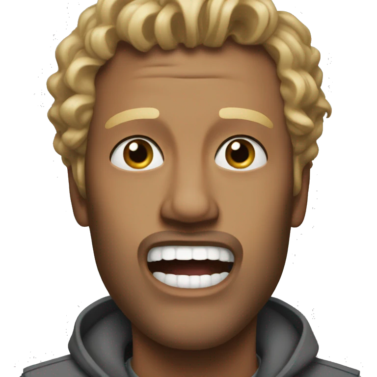 Jaw dropping shock emoji