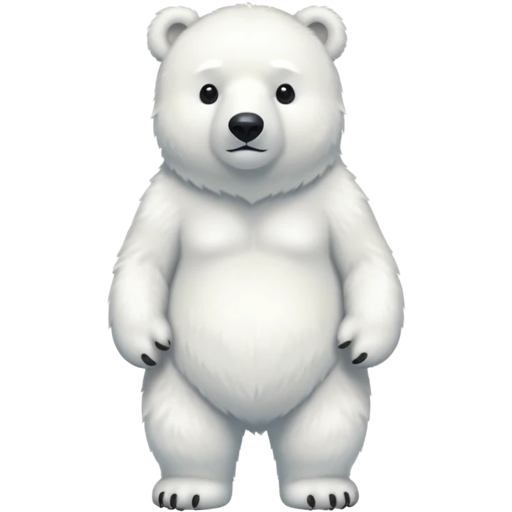 White Bear whole body   emoji