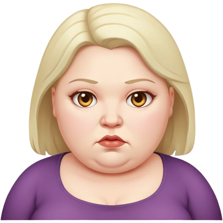 Stark, übergewichtige, weibliche Person emoji