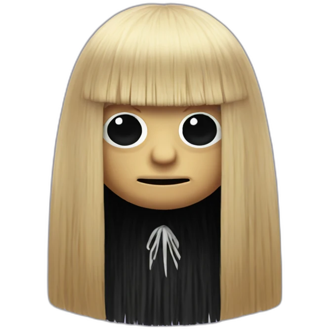cute cousin it addams emoji
