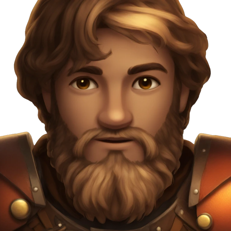 brave warrior smiling proudly emoji