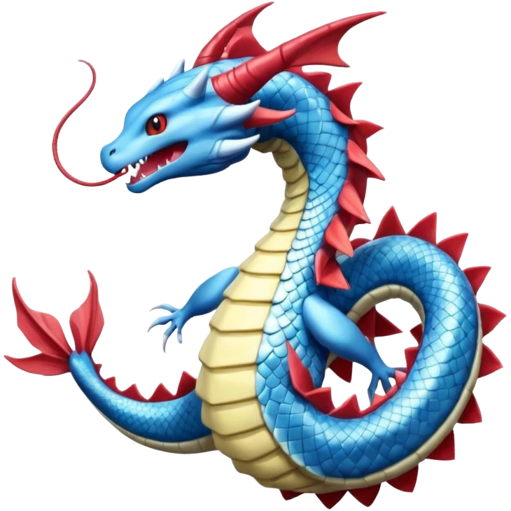 Krookorok-Gyarados-Salamence-Dratini-Dragonair-fusion-hybrid-creature  emoji
