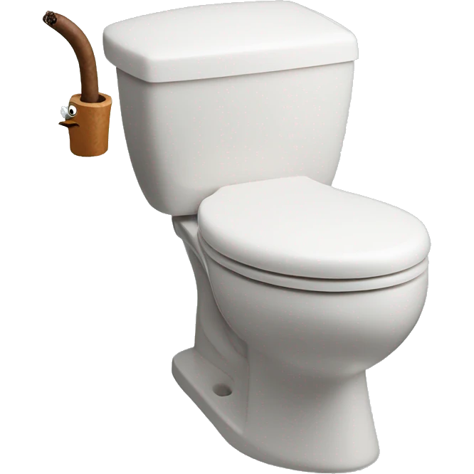 skibidi toilet with a cigar emoji
