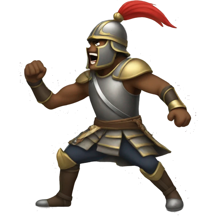 soldeir fighting emoji