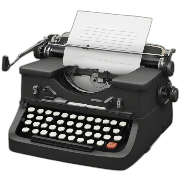 Typewriter emoji