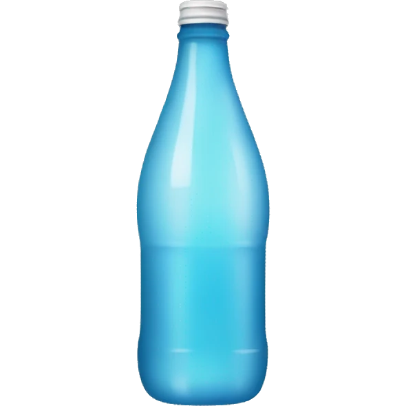 Botella de agua emoji