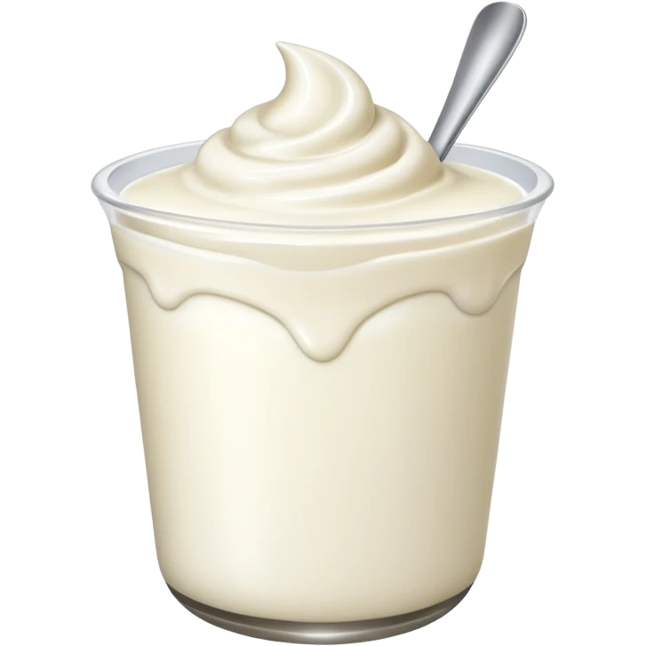 white clean joghurt emoji