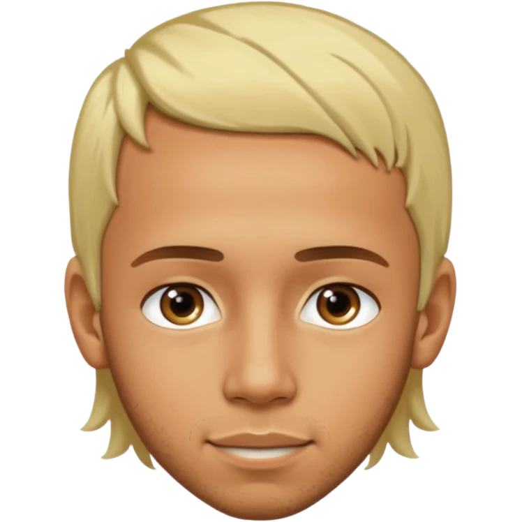 lewis hamilton blonde hair emoji