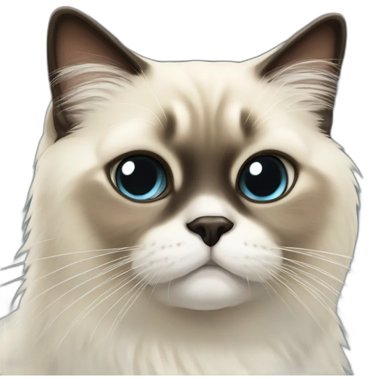 seal point himalayan cat emoji