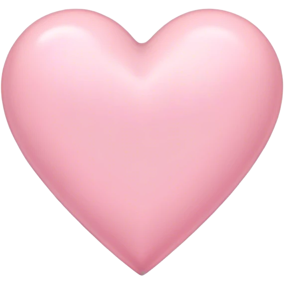 pastel pink heart emoji